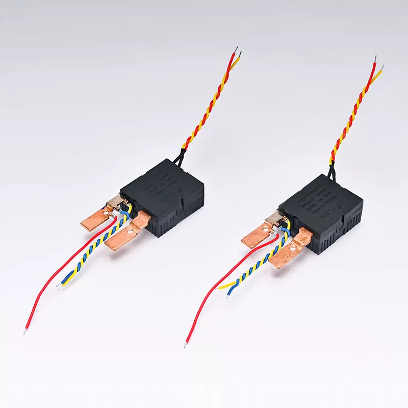 Enfas 2P-skena typ vänster-in-höger-ut låsrelä Enfas 2P-skena typ vänster-in-höger-ut låsrelä